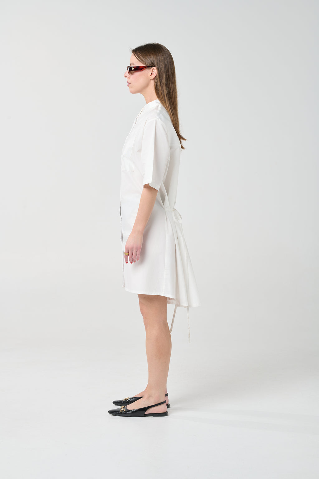 Panel Shirt Mini Dress