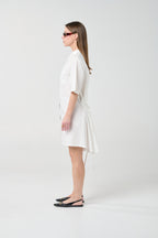Panel Shirt Mini Dress