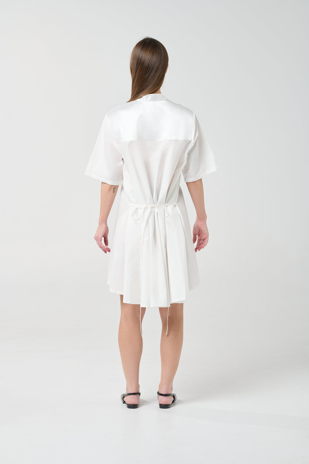 Panel Shirt Mini Dress