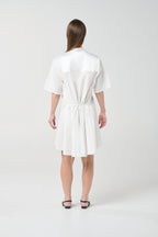 Panel Shirt Mini Dress