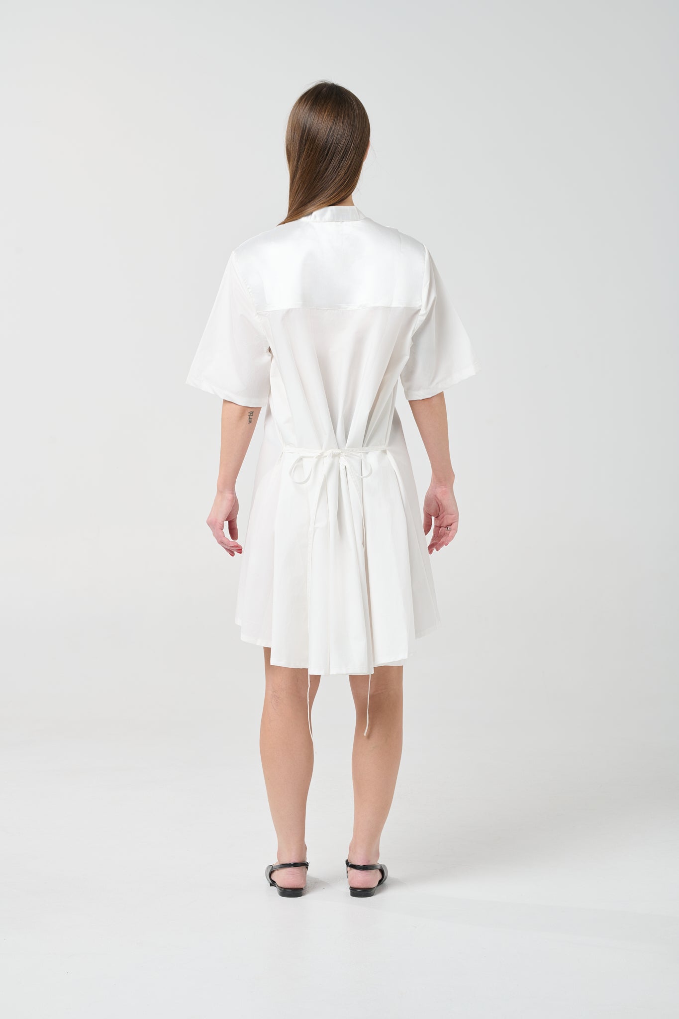 Panel Shirt Mini Dress