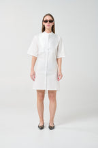 Panel Shirt Mini Dress